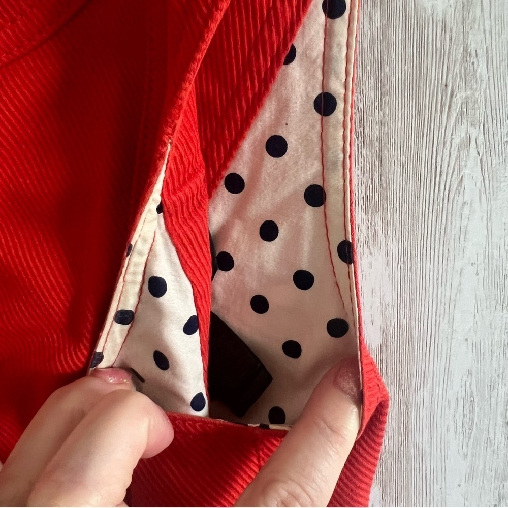 Marc By Marc Jacobs Open Back Red Mini Dress 8 - Picture 5 of 8
